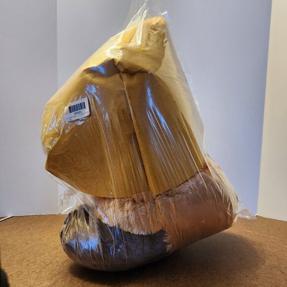 New Amuse Poponto Raccoon Ultra Big Plush (Brown) Japan 45cm - Picture 4 of 4